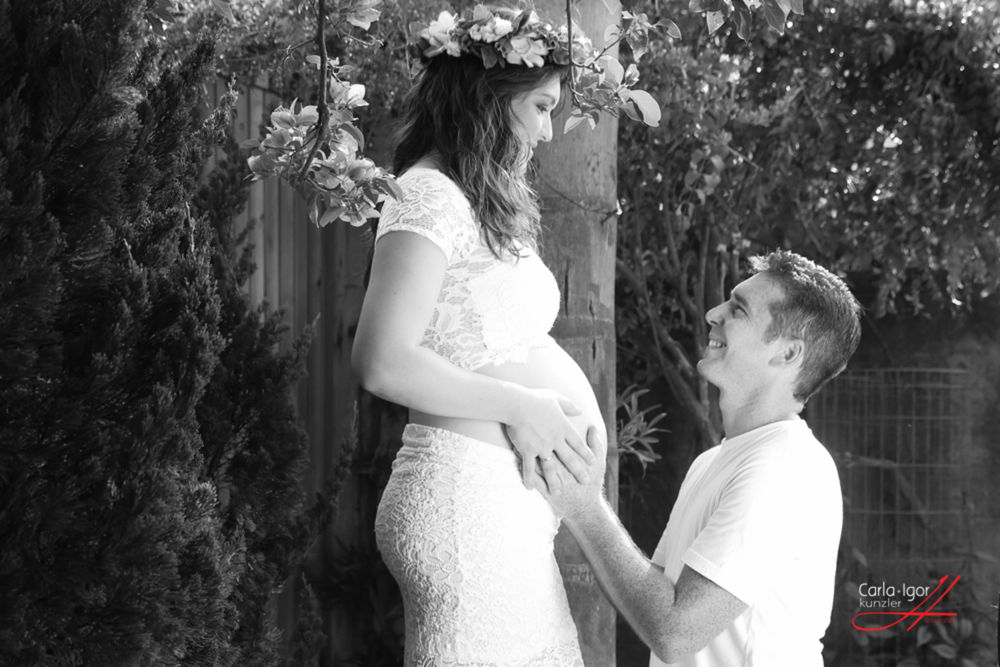 Camila e Vagner, esperando a Luiza